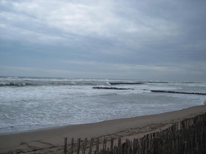 Plage en mars