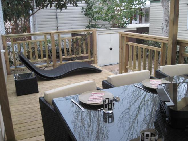 Terrasse du mobil home