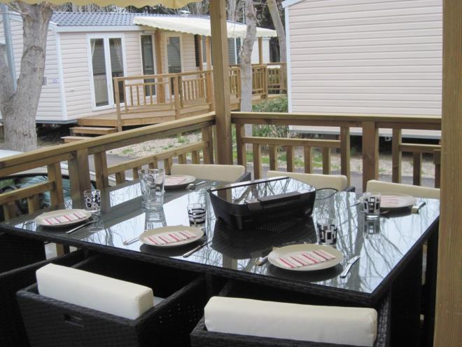 Terrasse du mobil home