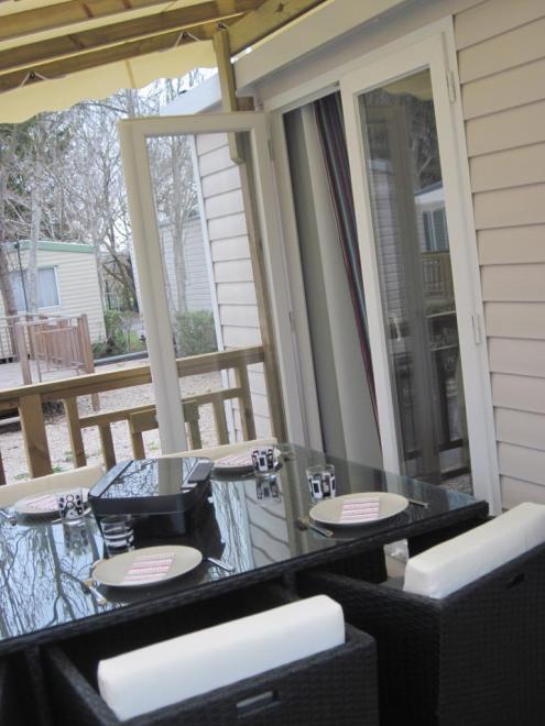 Terrasse du mobil home